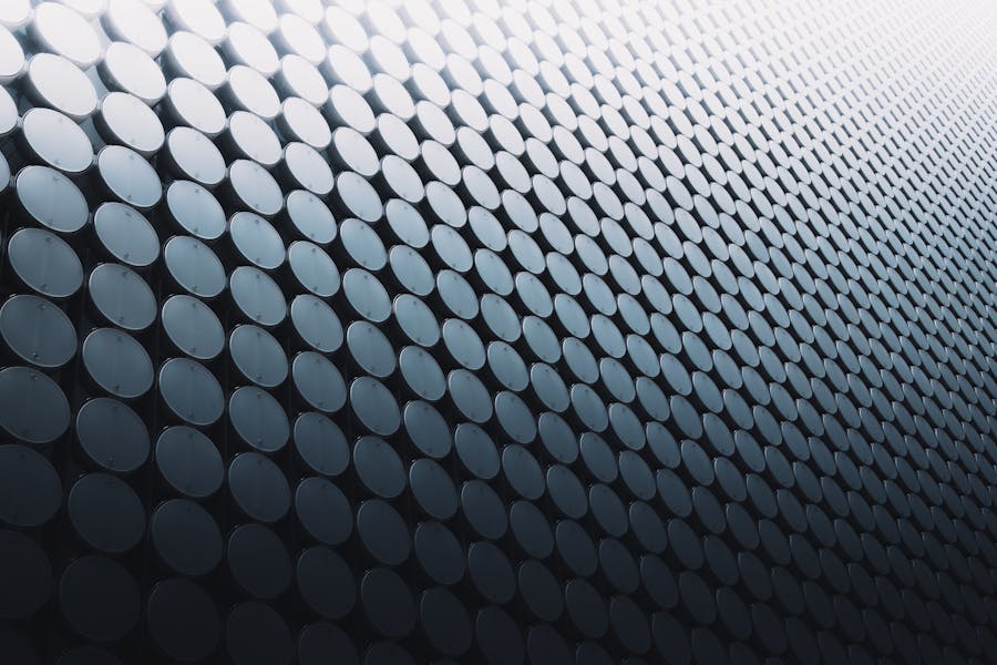 Modern glass architecture and city geometry